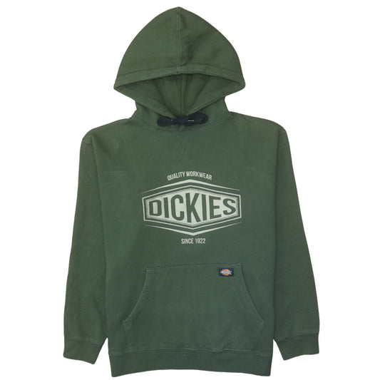 Dickies Men’s Green L Pullover Hoodie Workwear Fleece Sweatshirt