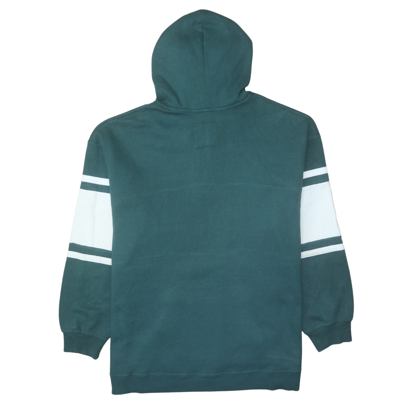 Hollister Men’s Green Pullover Hoodie L Logo Graphic Fleece