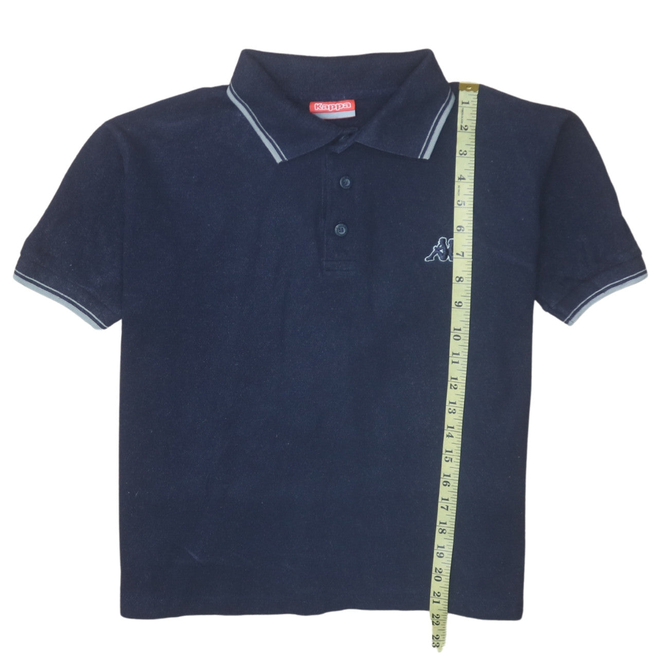 Kappa Men's Blue Short Sleeve Polo Shirt Size S Regular Fit