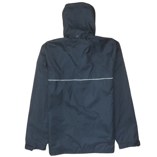 Adidas Men's Black Hooded Waterproof Windbreaker Jacket Size M