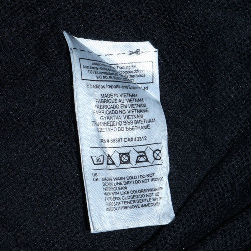 Adidas Men's Black Hooded Waterproof Windbreaker Jacket Size M