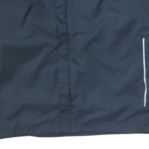 Adidas Men's Black Hooded Waterproof Windbreaker Jacket Size M