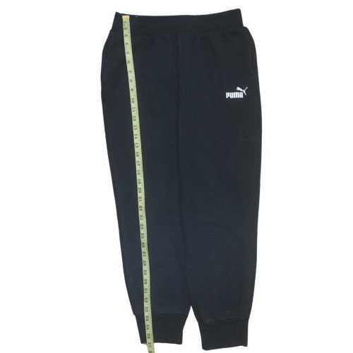 Puma Men's Black Regular Fit Fleece Sweatpants M