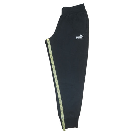 Puma Men's Black Regular Fit Fleece Sweatpants M