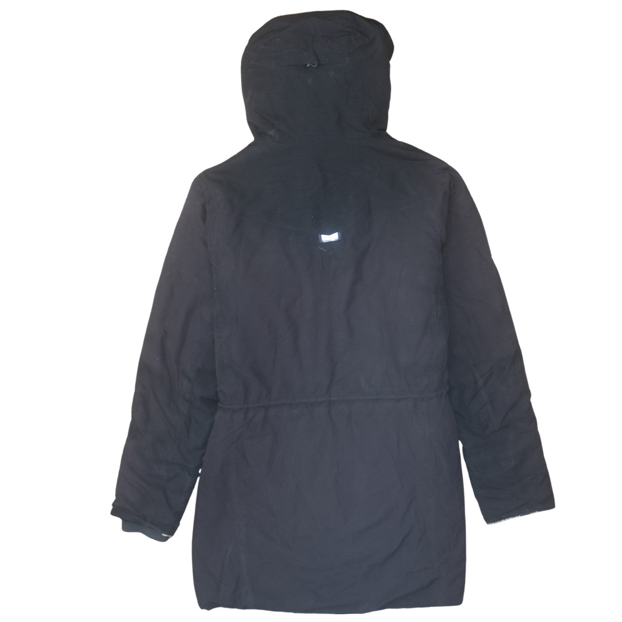 Helly Hansen Women's Black Fur Trim Hooded Parka Coat Size M