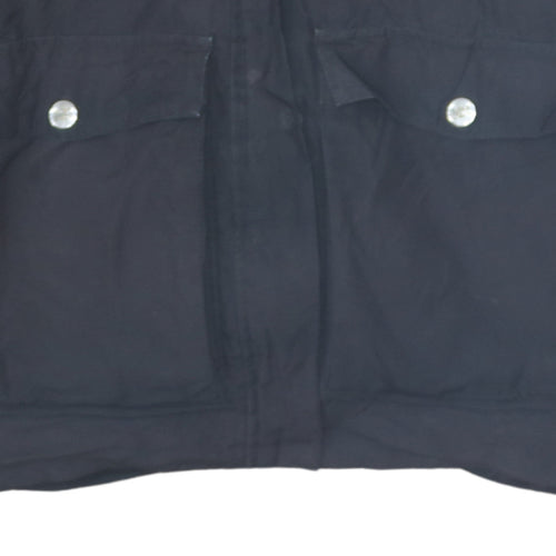 Helly Hansen Women's Black Fur Trim Hooded Parka Coat Size M