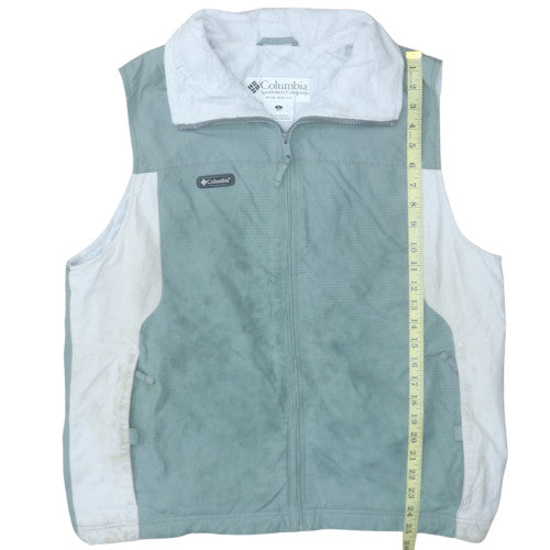 Columbia Men's Green L Fleece Lined Bodywarmer Waistcoat