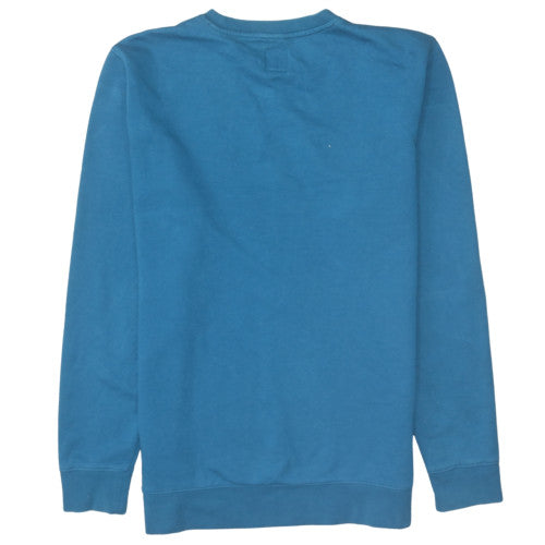 Vans Men's Blue Crew Neck Pullover Sweatshirt Medium