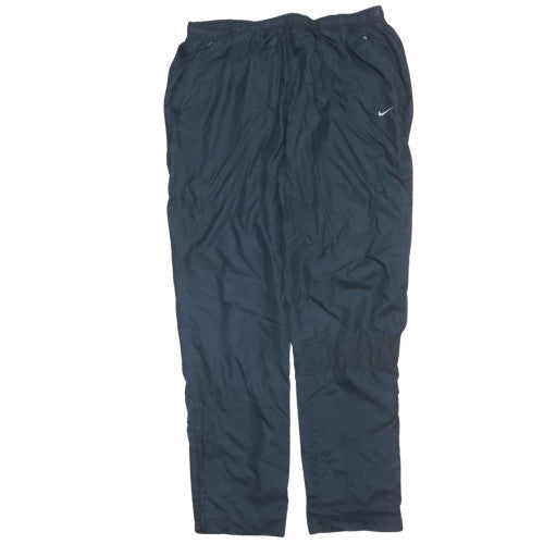 Nike Mens Navy Blue L Jogger Windbreaker Trousers Elastic Waist