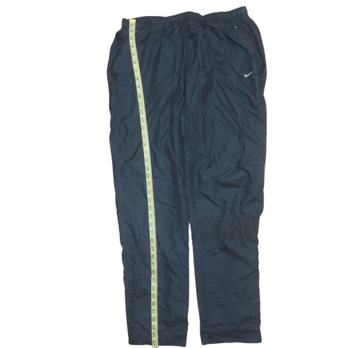 Nike Mens Navy Blue L Jogger Windbreaker Trousers Elastic Waist