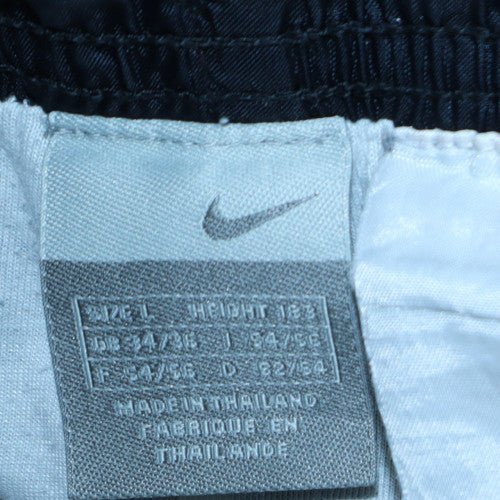 Nike Mens Navy Blue L Jogger Windbreaker Trousers Elastic Waist