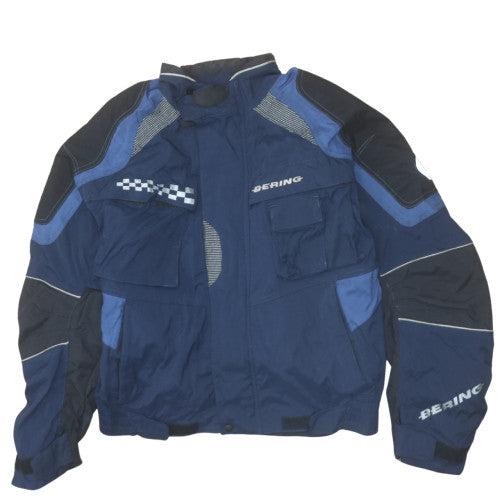 Bering Men's Blue M Motorcycle Jacket Waterproof Windproof Outdoor
