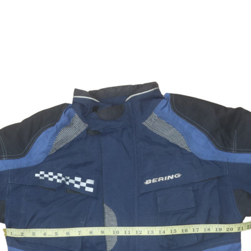 Bering Men's Blue M Motorcycle Jacket Waterproof Windproof Outdoor