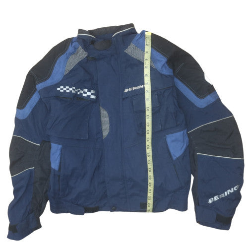 Bering Men's Blue M Motorcycle Jacket Waterproof Windproof Outdoor