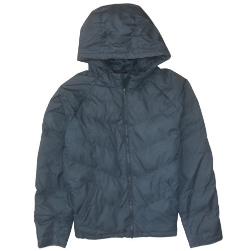 Nike Boys Black XL Puffer Jacket Hooded Winter Coat