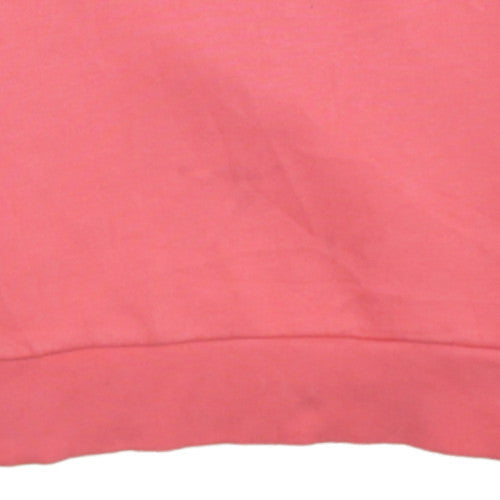 Adidas Men's Pink Crew Neck Long Sleeve Sweatshirt Size S