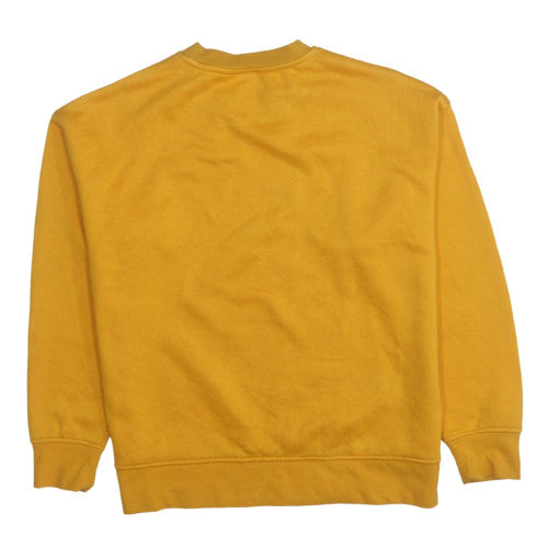 Disney Women Yellow Mickey & Co Sweatshirt Size 12 Cotton Fleece Pullover
