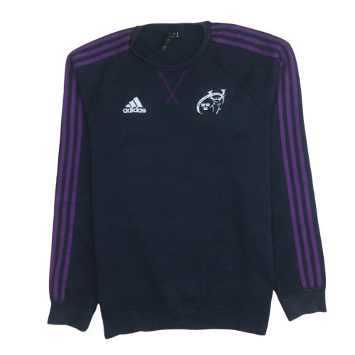 Adidas Men’s Blue Munster Rugby Sweatshirt L Crew Neck Pullover