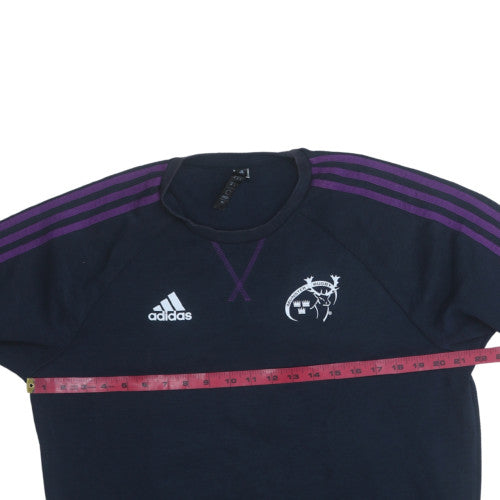 Adidas Men’s Blue Munster Rugby Sweatshirt L Crew Neck Pullover