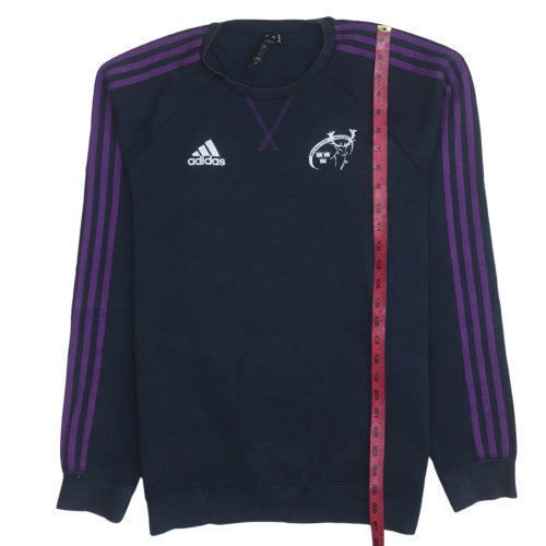 Adidas Men’s Blue Munster Rugby Sweatshirt L Crew Neck Pullover
