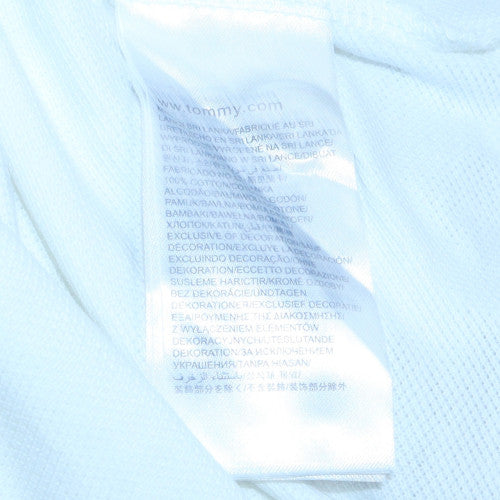 Tommy Hilfiger Men’s White 2XL Cotton Polo Shirt with Logo H