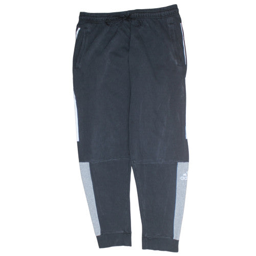 Adidas Men's Black XL Jogger Sweatpants Tapered Fleece Trousers