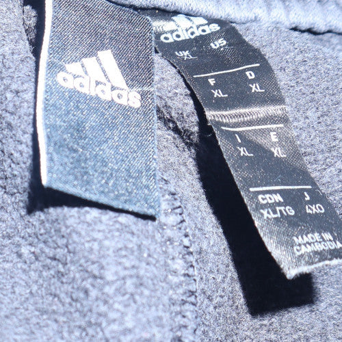 Adidas Men's Black XL Jogger Sweatpants Tapered Fleece Trousers