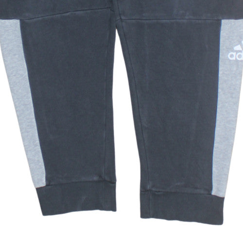 Adidas Men's Black XL Jogger Sweatpants Tapered Fleece Trousers