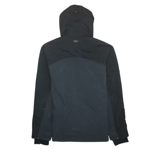 Adidas Men’s Black Softshell Hooded Jacket L Sports Full Zip