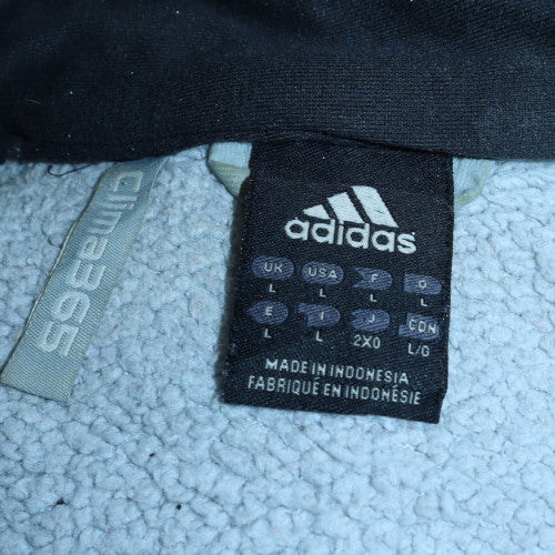 Adidas Men’s Black Softshell Hooded Jacket L Sports Full Zip