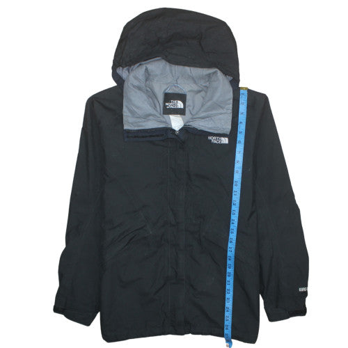 The North Face Womens Black Waterproof Hooded Rain Jacket L