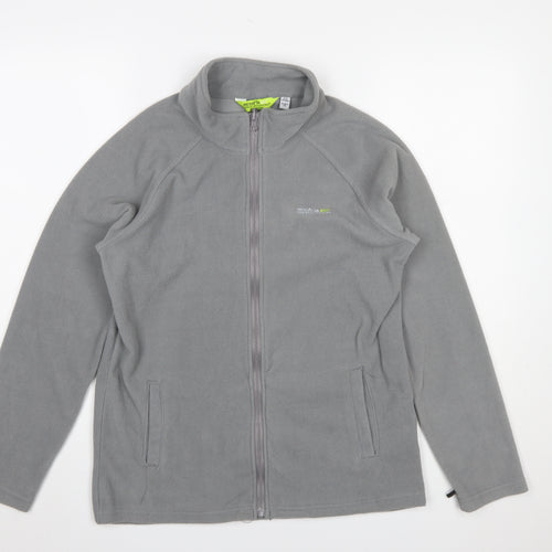 Regatta Boys Grey Fleece Full Zip Mid-Length Jacket 15-16 Years
