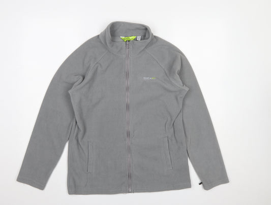 Regatta Boys Grey Fleece Full Zip Mid-Length Jacket 15-16 Years