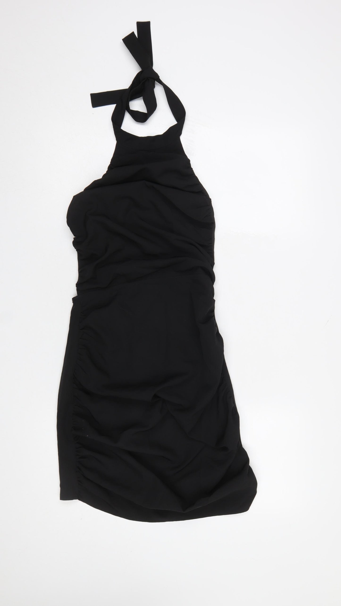 EGO Women’s Black Size 8 Halter Bodycon Party Dress