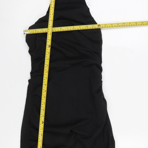 EGO Women’s Black Size 8 Halter Bodycon Party Dress