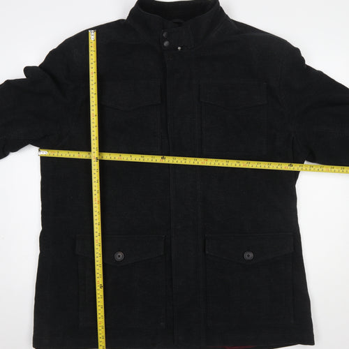 Next Men's Black 2XL Italian Moleskin Military Jacket
