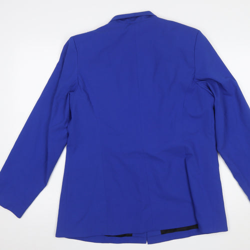 Simply Be Women’s Blue Suit Jacket UK 18 Regular Fit Blazer