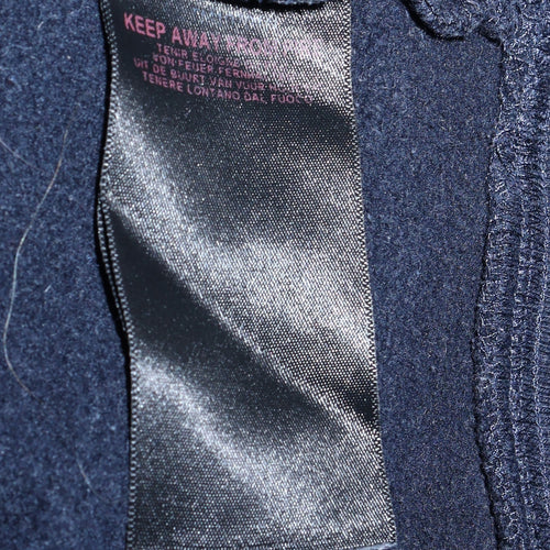 Fila Men's Blue Crew Neck Logo Sweatshirt Medium Regular Fit
