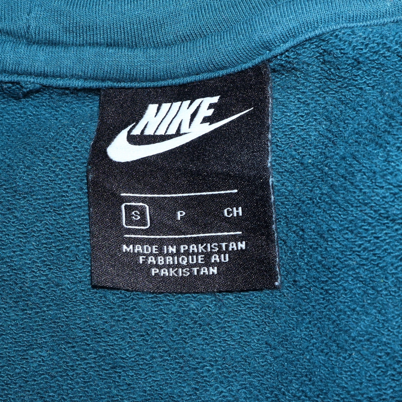 Nike Men Blue Full Zip Hoodie Size S Fleece Sweatshirt