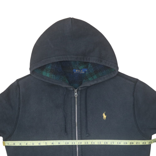 Polo Ralph Lauren Men's Black Full Zip Hoodie M Regular Fit