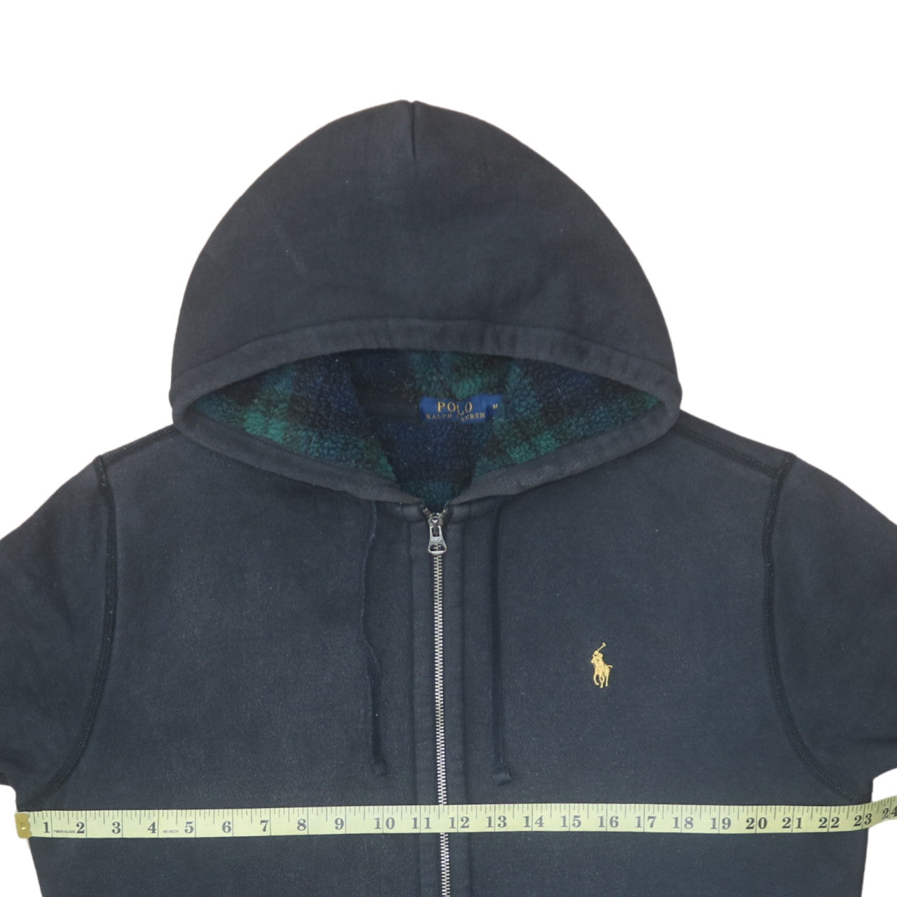 Polo Ralph Lauren Men's Black Full Zip Hoodie M Regular Fit
