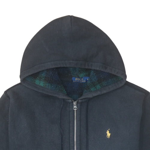 Polo Ralph Lauren Men's Black Full Zip Hoodie M Regular Fit