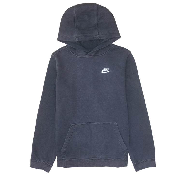 Nike Boys Black XL Pullover Fleece Hoodie Sweatshirt with Logo