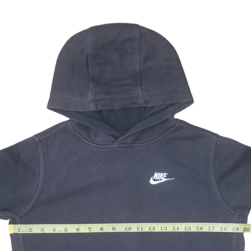 Nike Boys Black XL Pullover Fleece Hoodie Sweatshirt with Logo