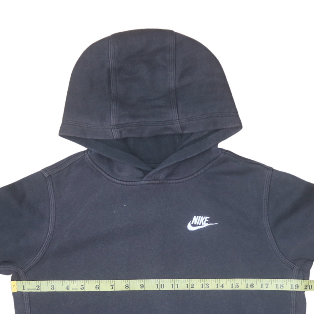 Nike Boys Black XL Pullover Fleece Hoodie Sweatshirt with Logo
