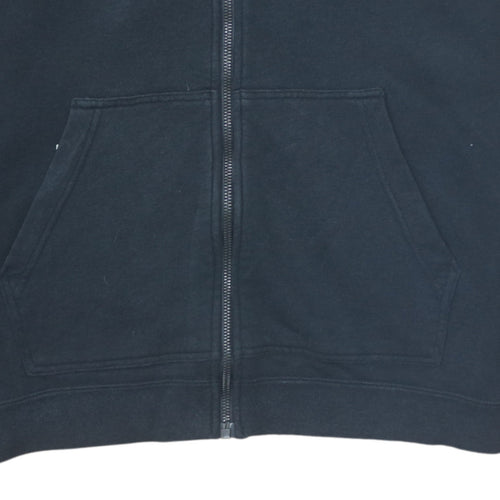 Nike Men's Black Full Zip Hoodie L Regular Fit Sportswear