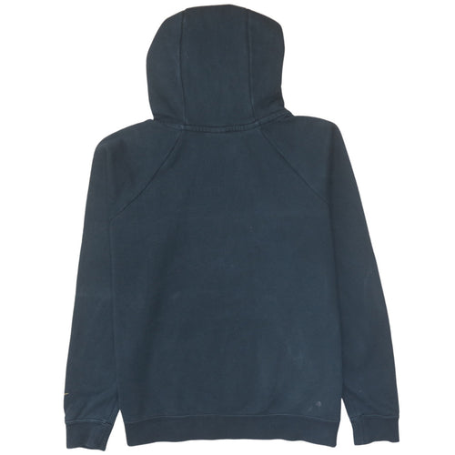 Nike Men's Blue Pullover Hoodie M Fleece Logo Sportswear