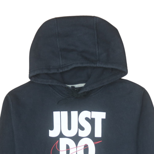 Nike Men's Black Pullover Hoodie Large Sports Graphic Fleece