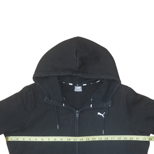 Puma Mens Black XL Full Zip Fleece Hoodie Sweatshirt