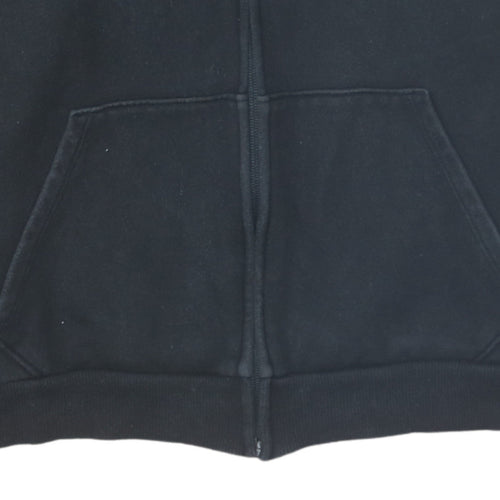 Puma Mens Black XL Full Zip Fleece Hoodie Sweatshirt